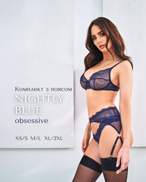 Романтичний комплект з поясом  Nightly Blue Obsessive

❤️бюстгальтер, трусики та пояс для панчіх
❤️чашки на кісточках підтримують груди
❤️довжина бретель та пажів для панчіх регулюється
❤️багаторівнева застібка на спині
❤️супер еластична мультистрейч тканина тягнеться в усі сторони - ідеально сідає по фігурі, не перетискає
❤️м’які, приємні на дотик матеріали
❤️розмір XS/S, M/L, XL/2XL

✅ польський бренд
✅ красиве фірмова коробка - підходить для подарунку

🏷️ Ціна - 2559 грн

📩 Замовлення через Дірект, або за посиланням в шапці профілю

🚀 щоденні відправлення
- безкоштовна доставка від 1950 грн
- оплата на рахунок ФОП або післяплата