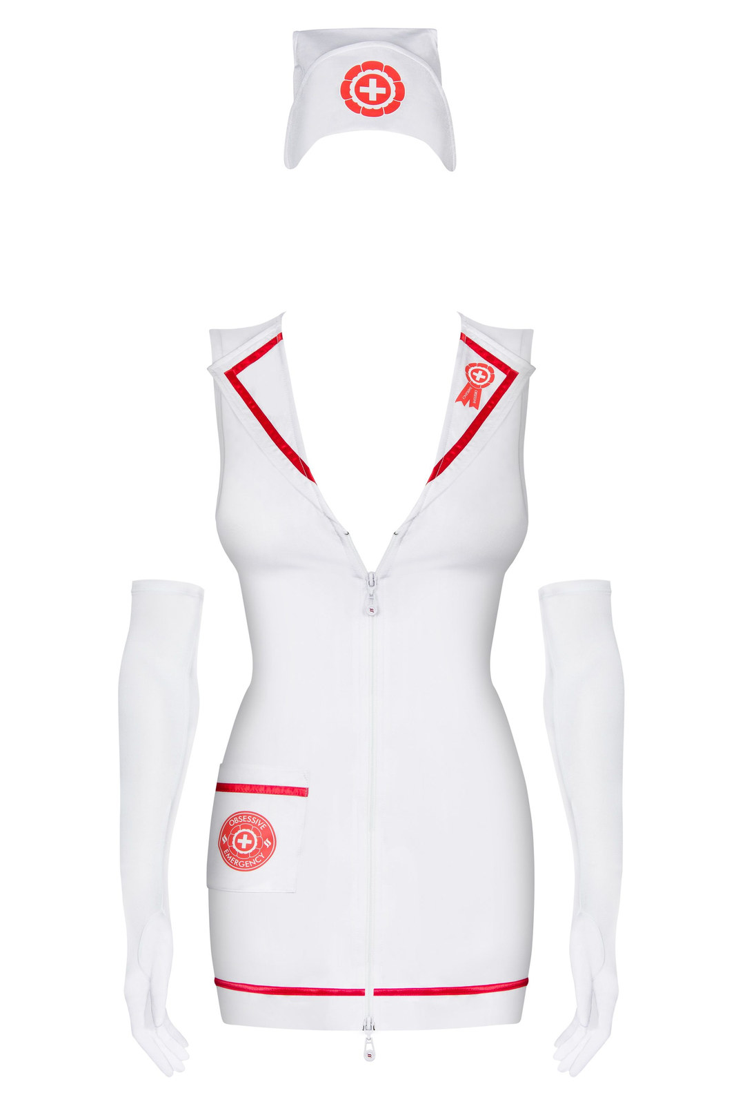 Костюм медсестры Emergency dress with stethoscop со стетоскопом — изображение 3