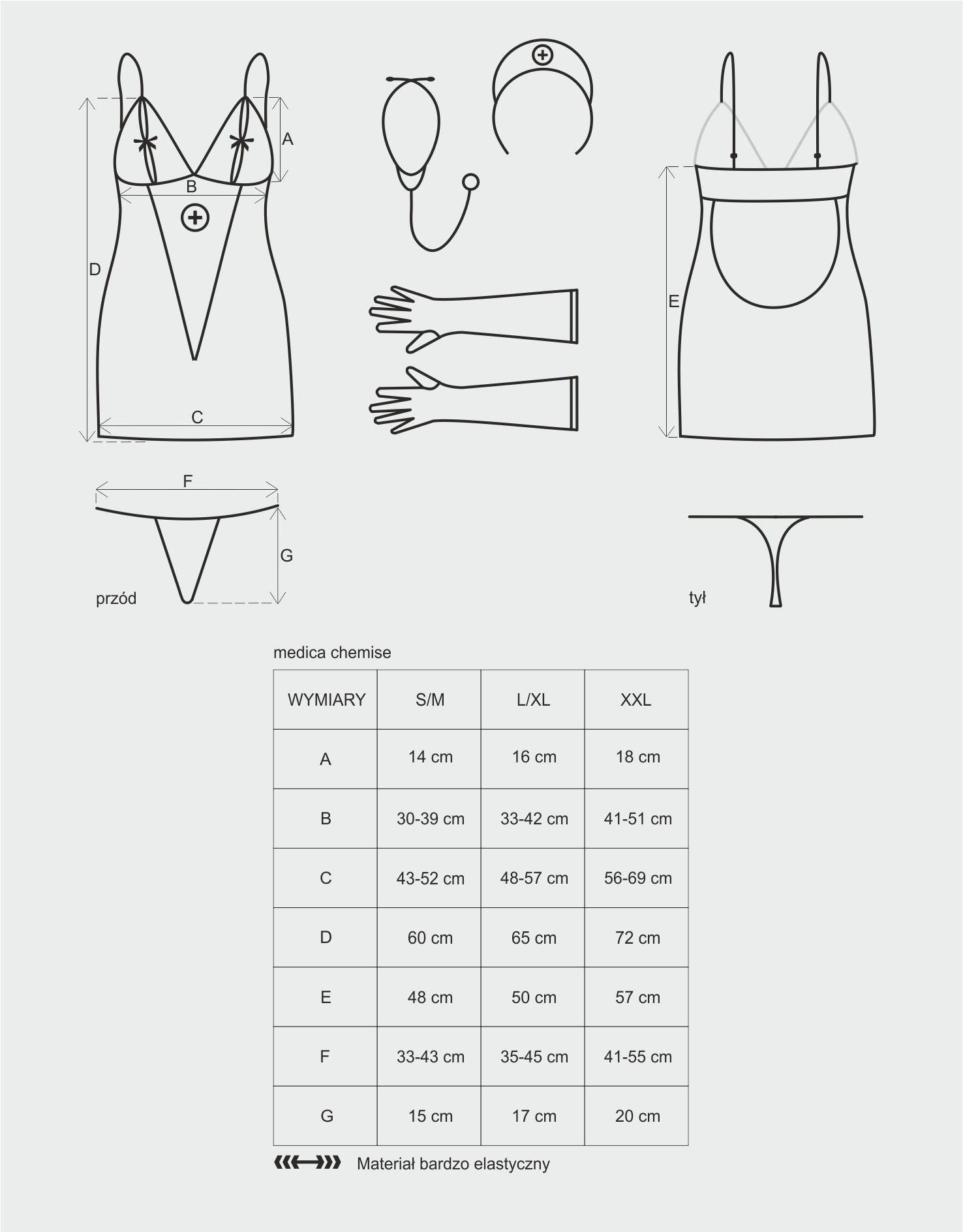 Костюм медсестри Medica Dress - Зображення 5