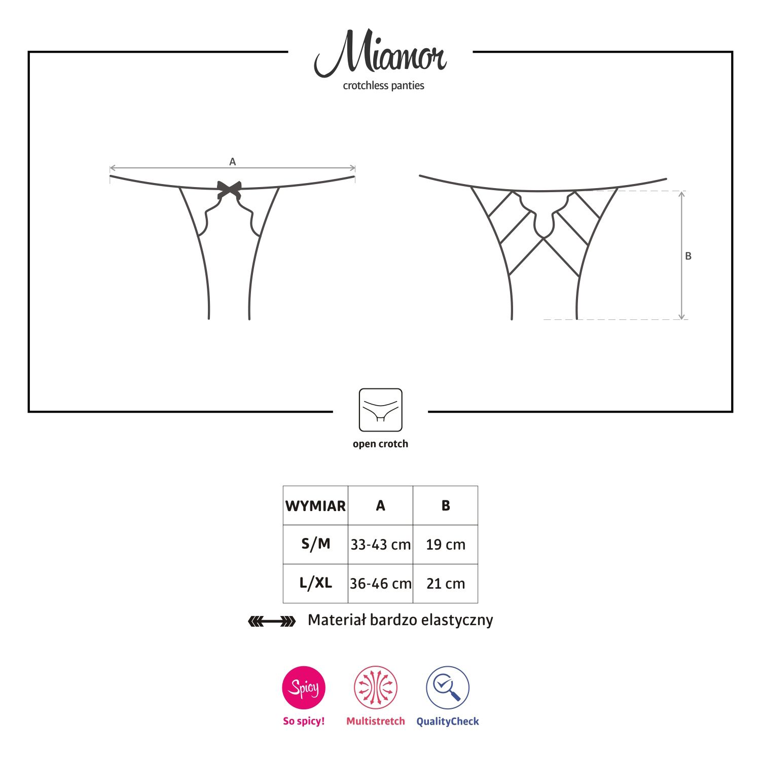 Відкриті трусики Miamor Panties - Зображення 7