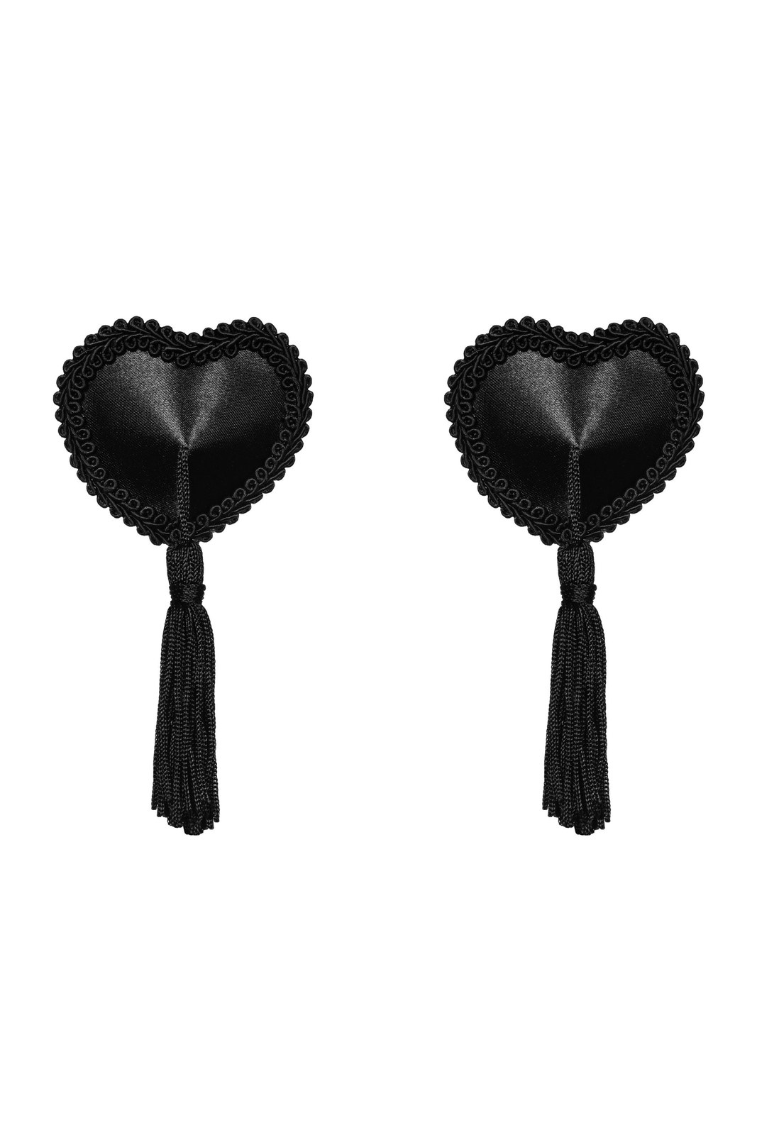 Наклейки для грудей Tassel Black - Зображення 2