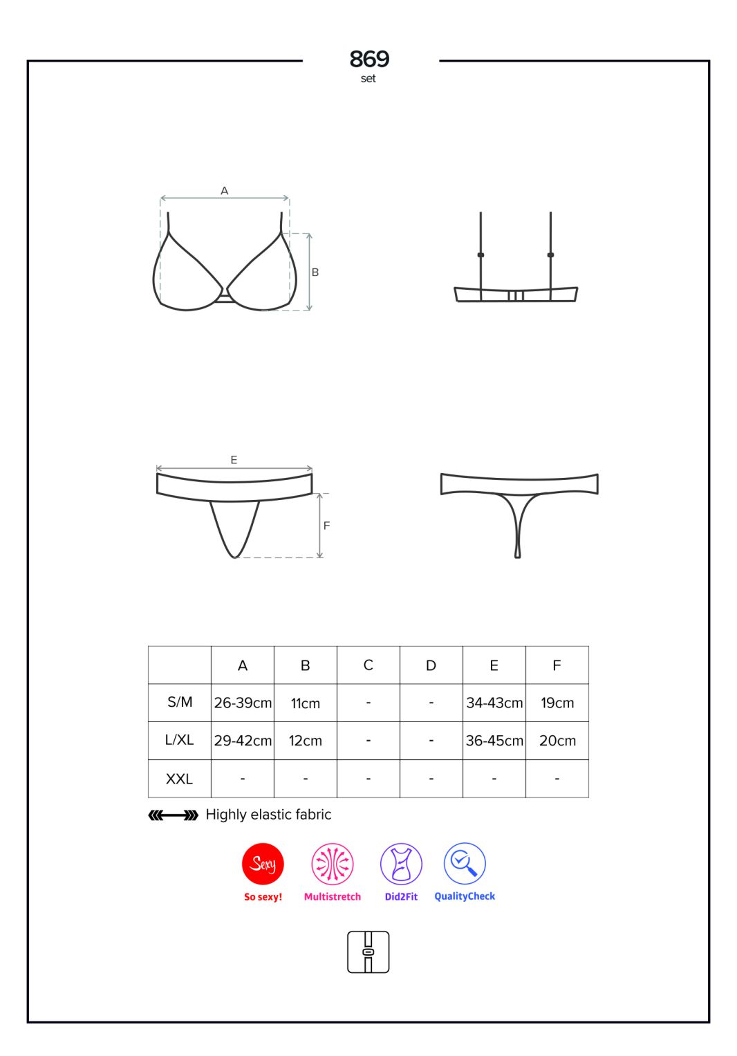 Комплект білизни 869-SET-1 - Зображення 7