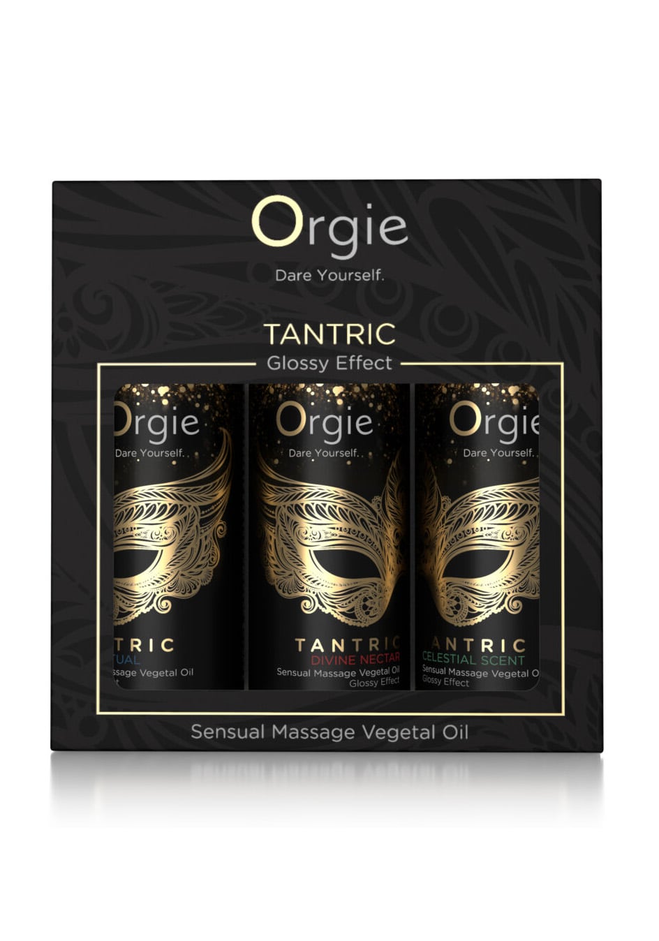 Набор массажных масел 3х30 мл с ароматами-афродизиаками Tantric