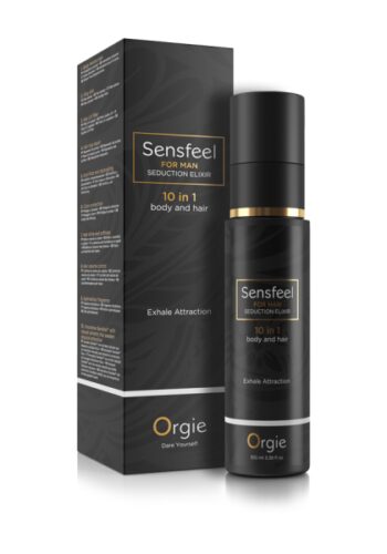 Мужской парфюмированный бальзам для волос и тела Sensfeel