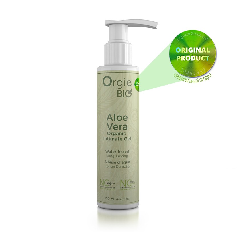 Органический лубрикант с экстрактом алоэ вера Aloe Vera