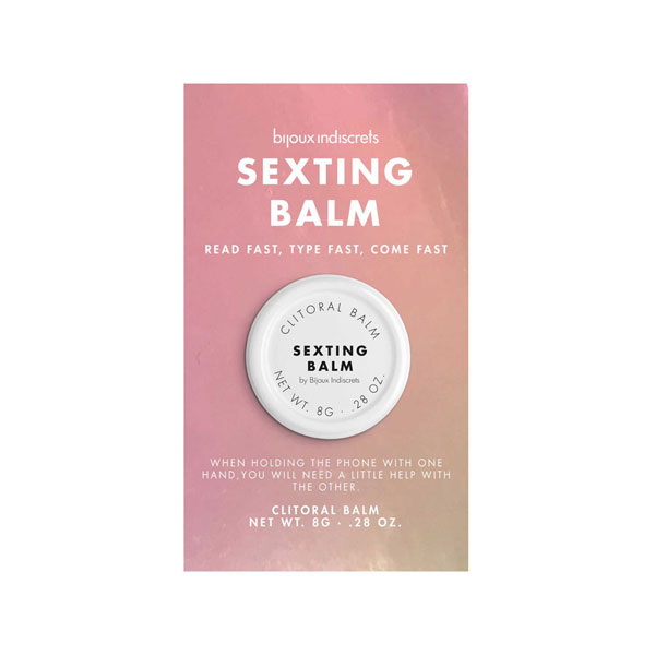 Бальзам для клитора Clitherapy: Sexting Balm, 8 г. аромат пряного имбиря — изображение 4