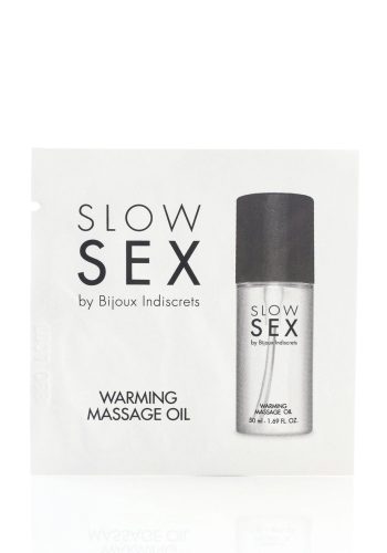 Пробник Розігріваюча їстівна масажна олія Warming Massage Oil, 2 мл