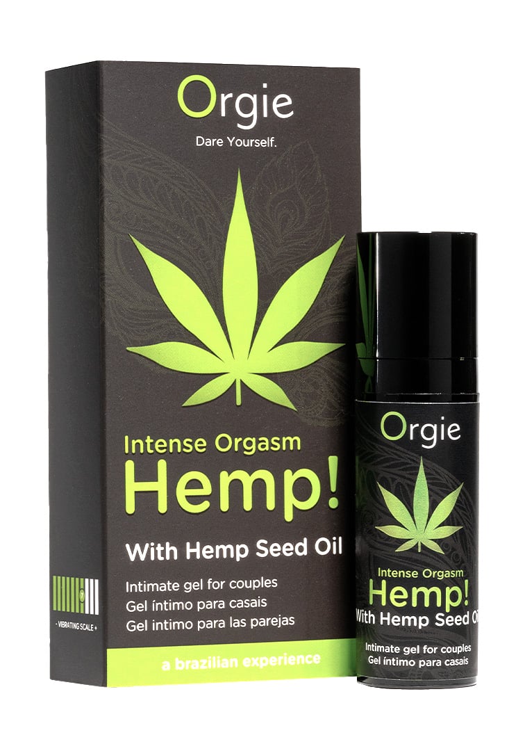 Усилитель оргазма Intense Orgasm Hemp!, 15 мл с маслом каннабиса