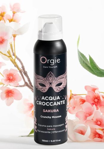 Шипуча зволожуюча пінка для масажу Acqua Crocante, 150 мл. аромат: сакура