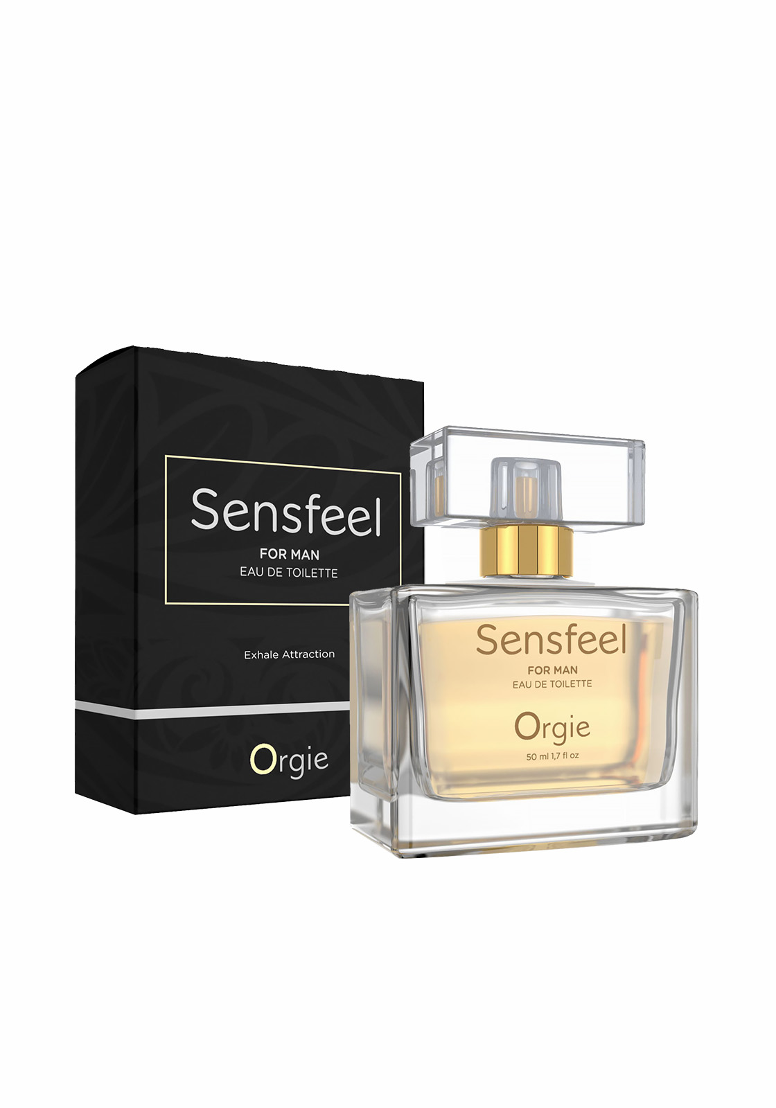 Мужская туалетная вода Sensfeel + афродизиак, 50 мл эффективная феромон-технология