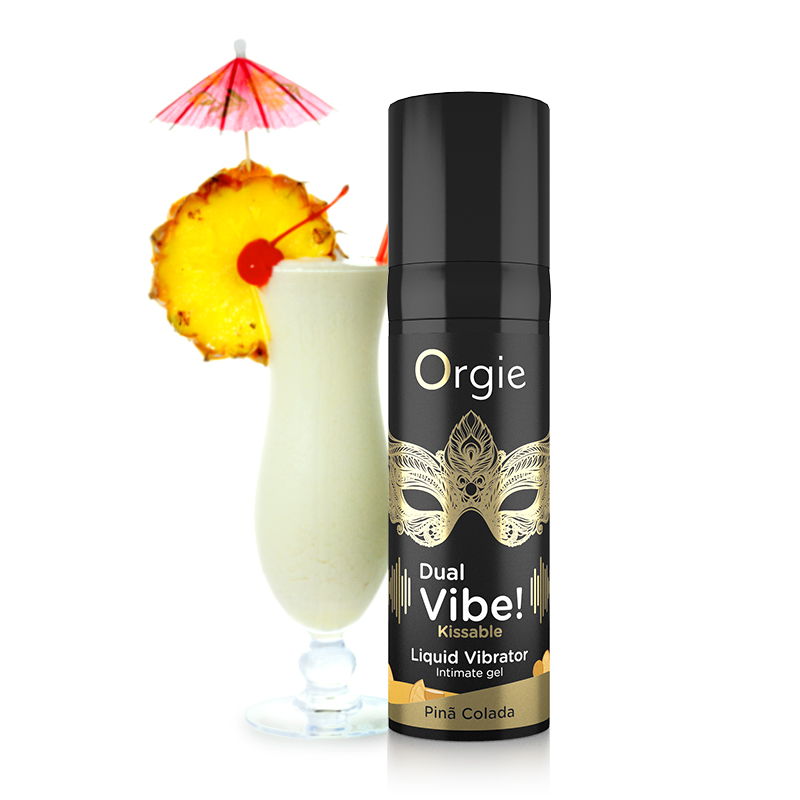 Жидкий вибратор коктейль Пина Колада Dual Vibe!