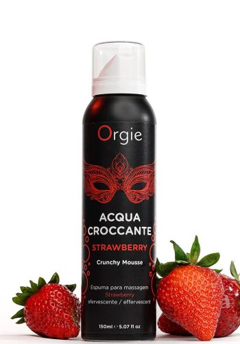 Шипучая увлажняющая пенка для массажа Acqua Crocante, 150 мл аромат: клубника