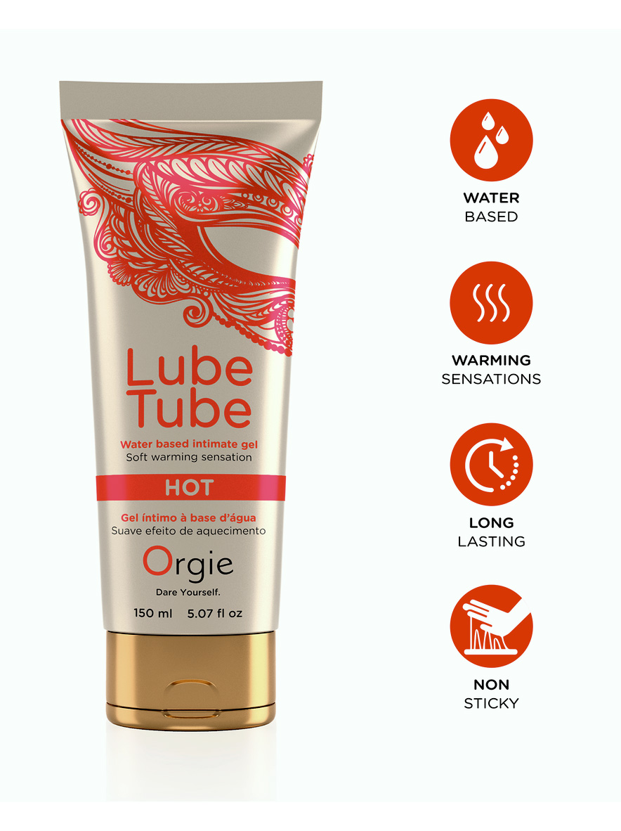 Зігріваюча змазка (лубрикант) Lube Tube Hot, 150 мл - Зображення 2