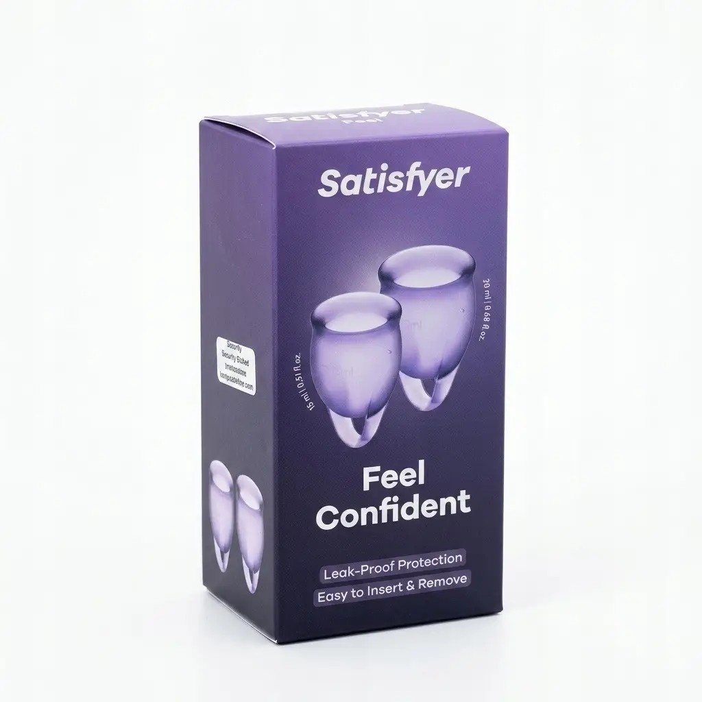 Набор менструальных чаш Feel Confident цвет: фиолетовый