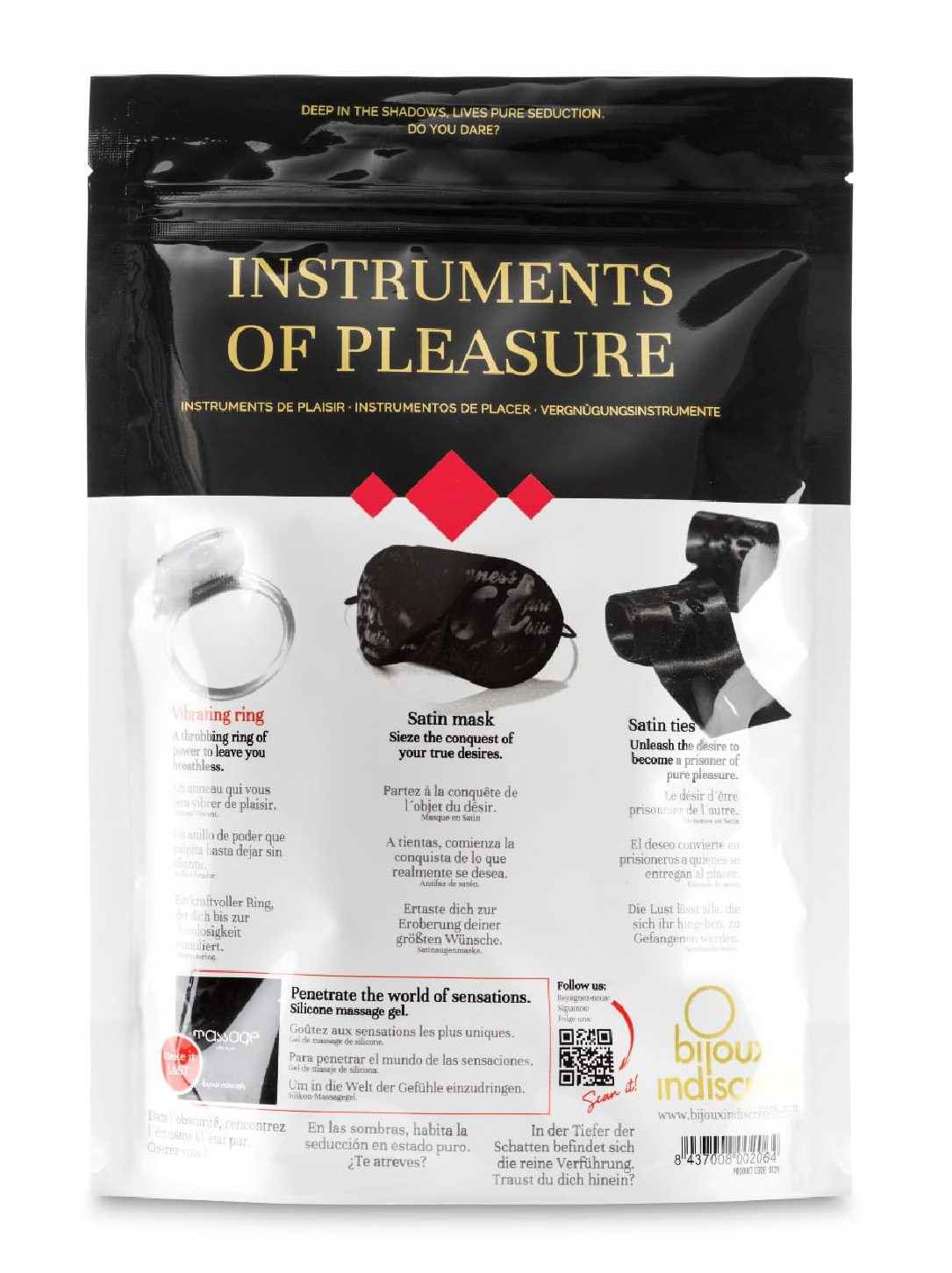 Набір еротичних аксесуарів Instruments of Pleasure рівень: червоний - Зображення 2