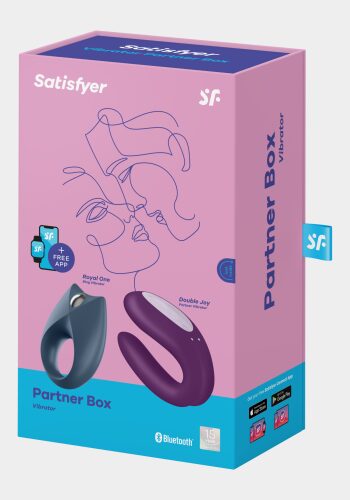 Набор Satisfyer Для Пар 2 (смарт вибратор для пар + смарт виброкольцо)