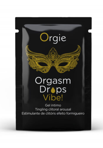 Пробник клиторальные капли с вибрацией Orgasm Drops Vibe!