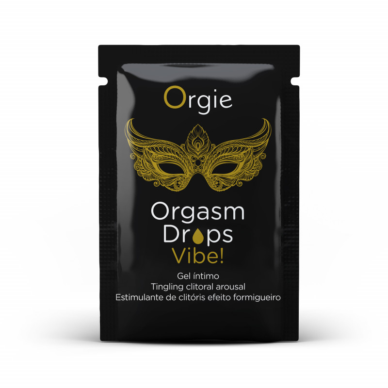 Пробник клиторальные капли с вибрацией Orgasm Drops Vibe!