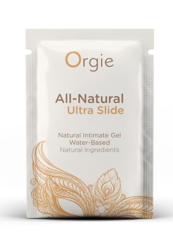 Пробник Лубрикант на водной основе ультраскользящий All-Natural Ultra Slide