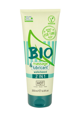 Лубрикант і масажний гель 2 в 1 Hot Bio Line