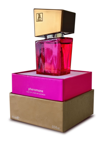 Парфуми з феромонами жіночі Shiatsu Pheromone Fragrance women pink 15 мл - фото 1