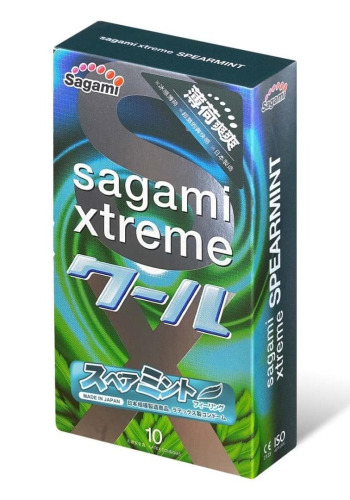 Презервативи латексні Sagami Xtreme Mint