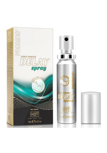 Продовжуючий та ерекційний спрей для чоловіків Prorino long power Delay Spray