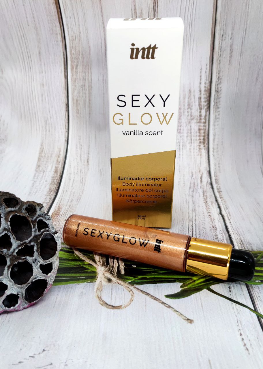 Крем шимер для тіла з ароматом ванілі Intt Sexy Glow - фото 3