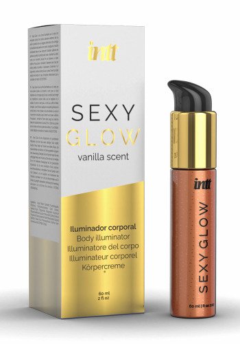 Крем шимер для тіла з ароматом ванілі Intt Sexy Glow - фото 1