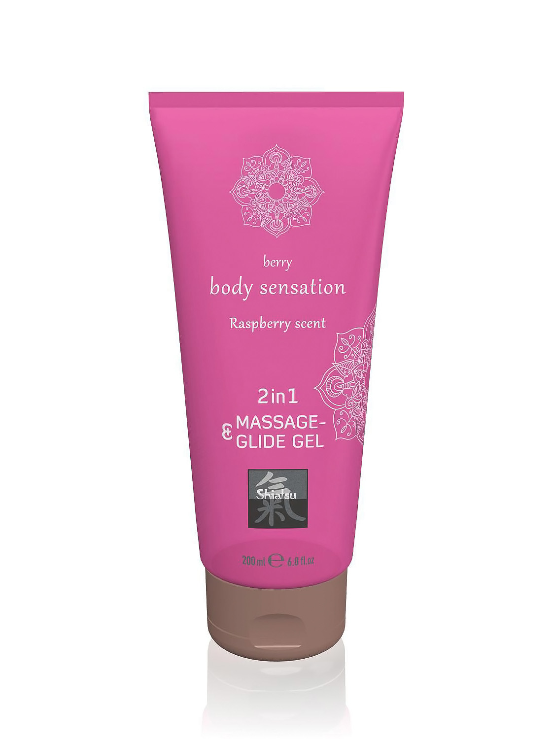 Лубрикант і Масажна олія 2 в 1 Massage-& Glide gel 2in1 Raspberry scent
