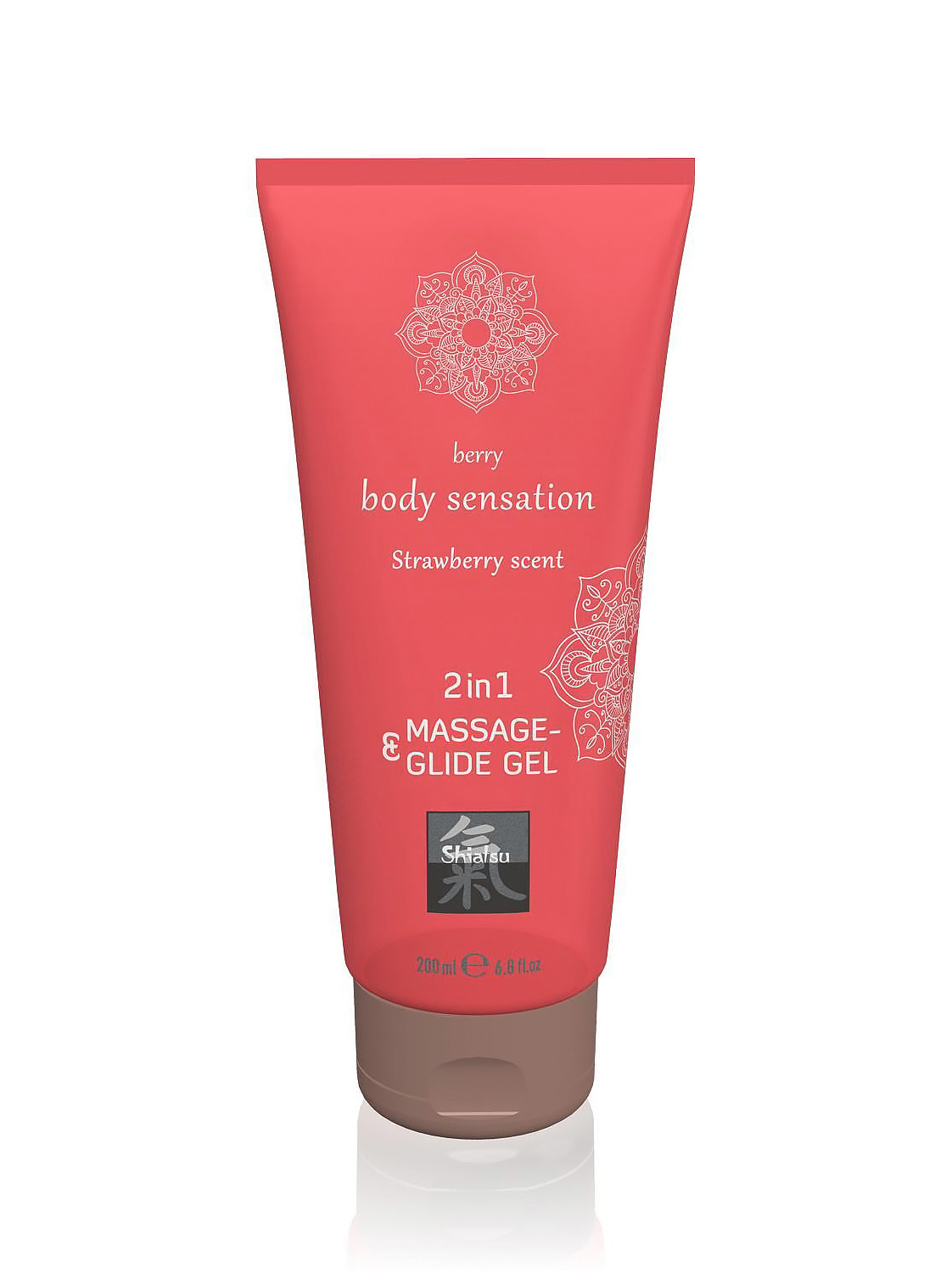 Лубрикант і Масажна олія 2 в 1 Massage-& Glide gel 2in1 Strawberry scent