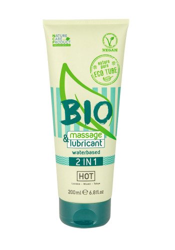 Лубрикант і масажний гель 2 в 1 Hot Bio Line