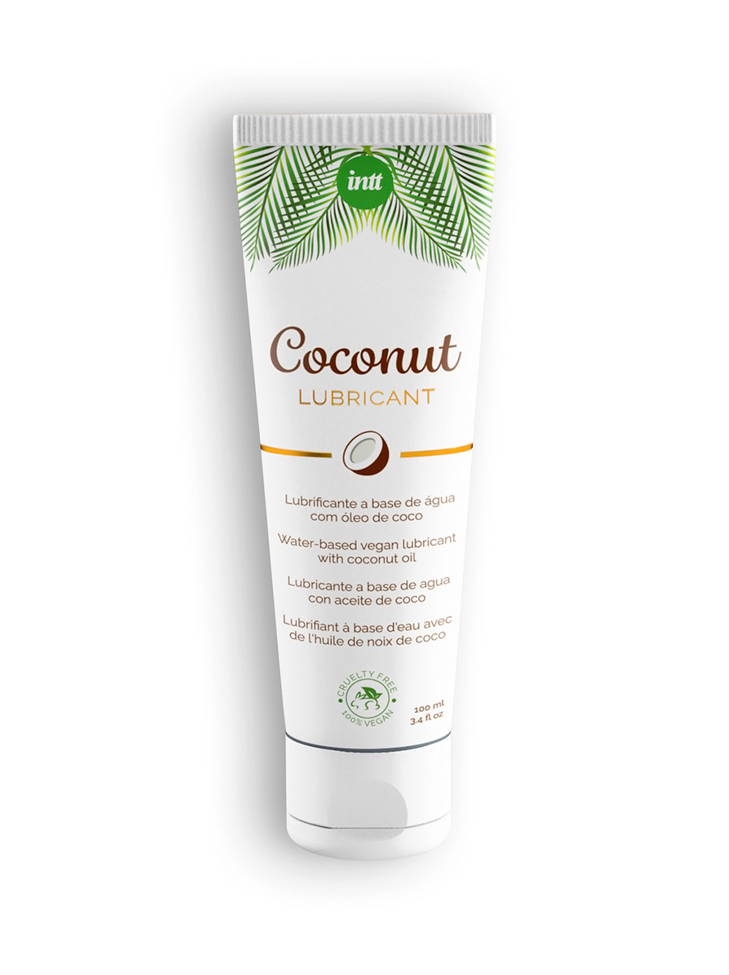 Лубрикант на водній основі з ароматом кокоса Intt Coconut 100 мл - фото 1