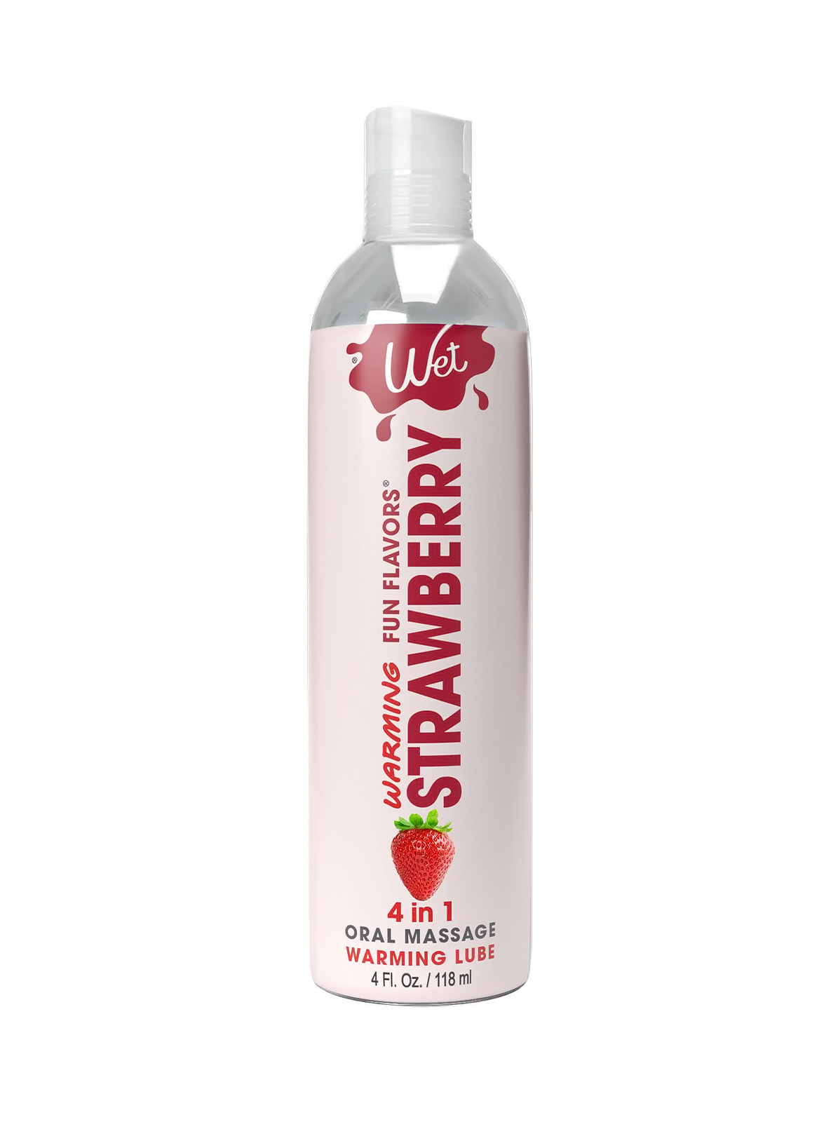 Лубрикант зі смаком полуниці Wet Strawberry з зігріваючим ефектом