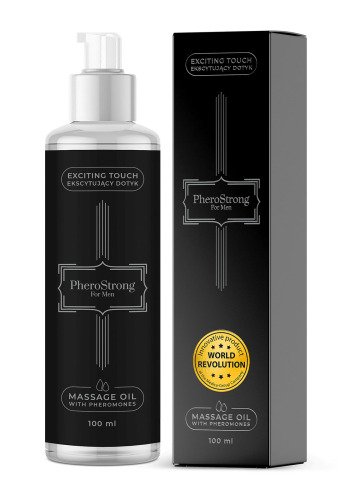 Масажна олія для чоловіків з ароматом і феромонами PheroStrong 100 мл - фото 1