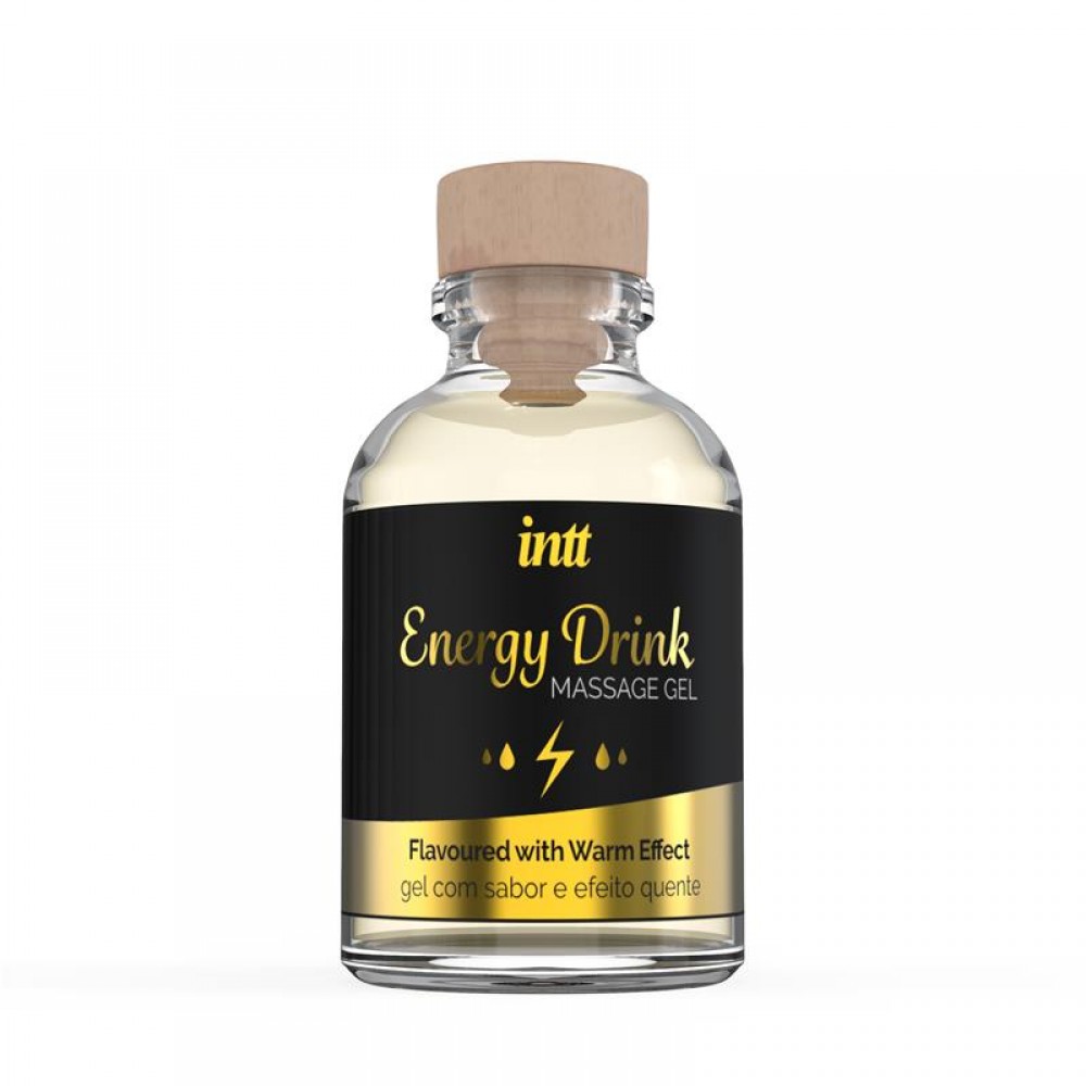 Масажний гель із зігріваючим ефектом Intt Energy Drink 30 мл- фото 2
