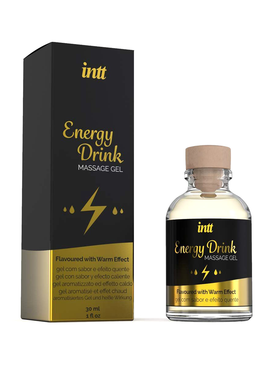 Масажний гель із зігріваючим ефектом Intt Energy Drink 30 мл - фото 1