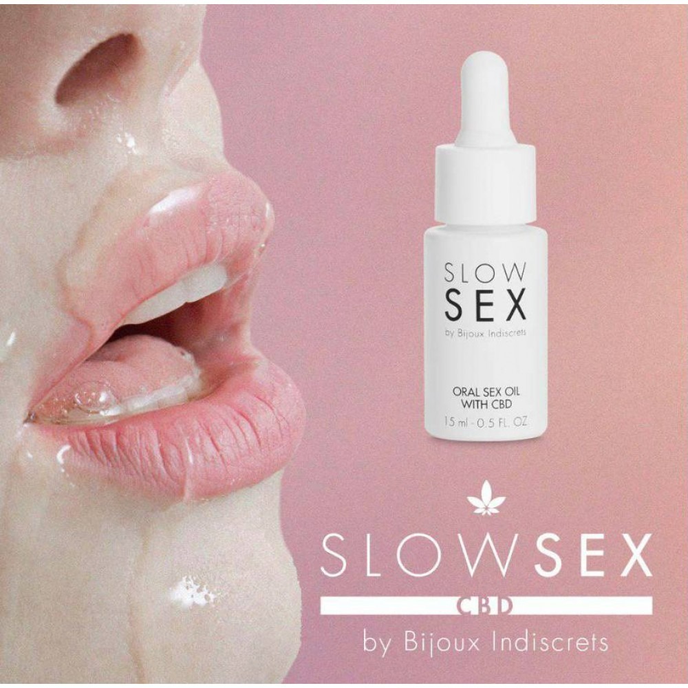 Олія для орального сексу Slow Sex Bijoux Indiscrets 15 мл - фото 5