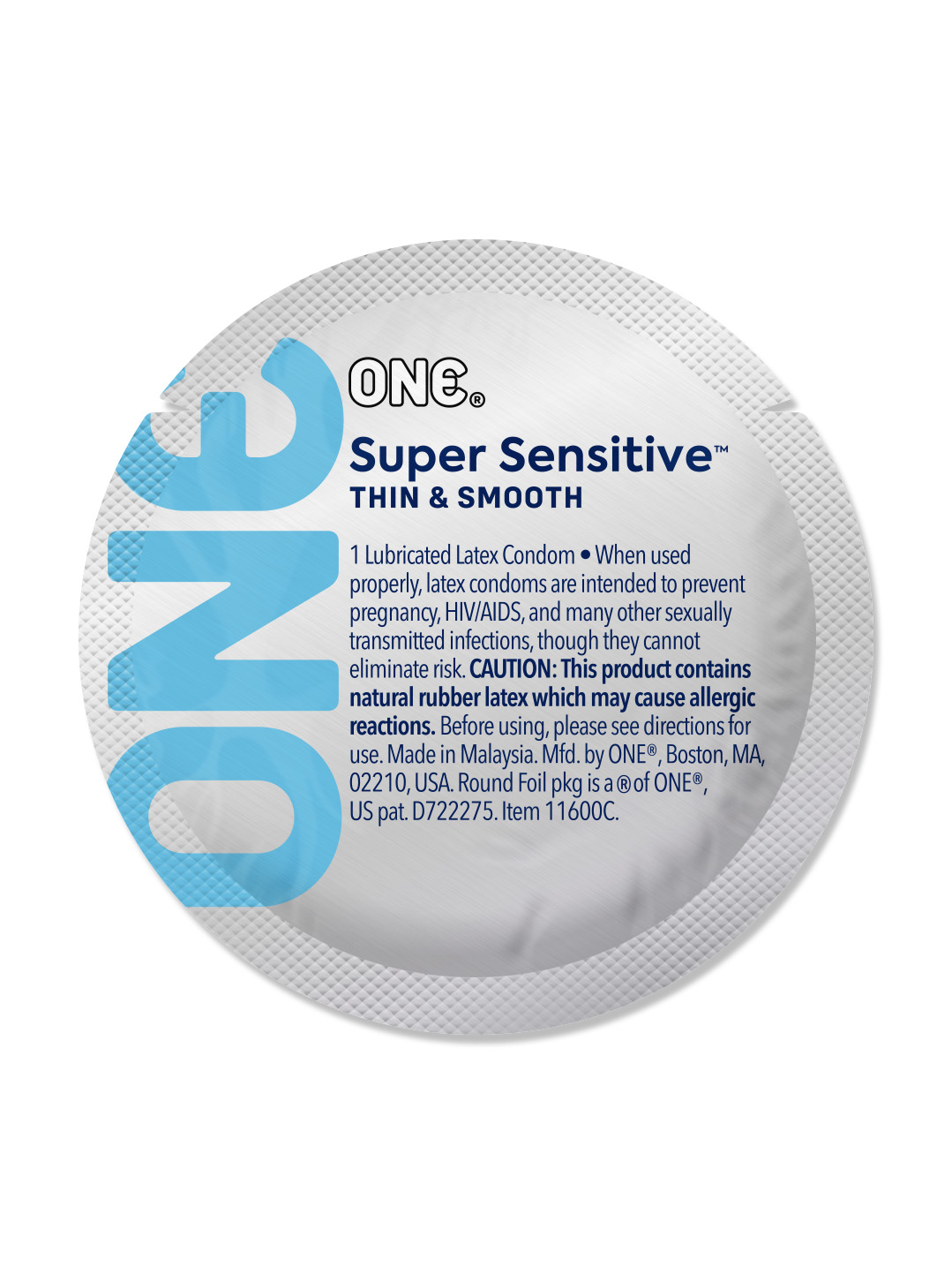 Презервативи One Super Sensitive Дизайн Перо