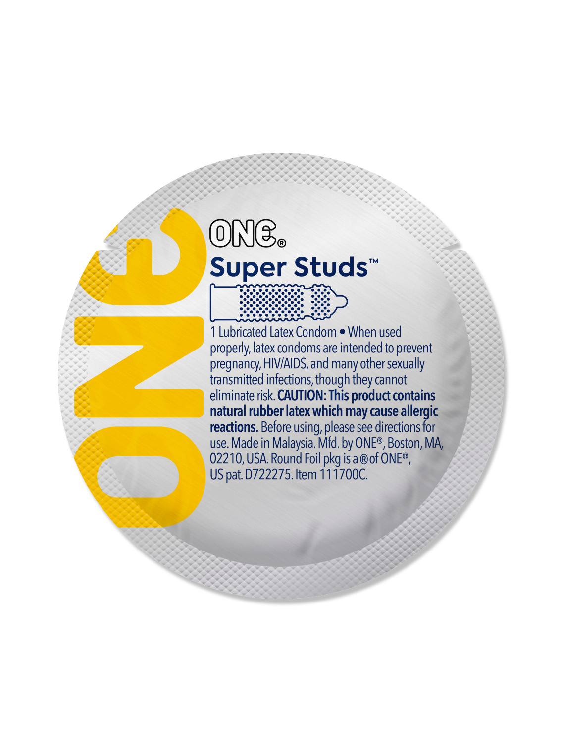 Презервативы One Super Studs с точечным рельефом, 3шт