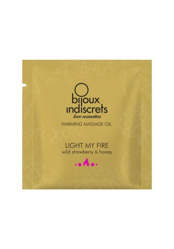 Пробник Зігрівальна масажна олія Light My Fire Суниця та Мед