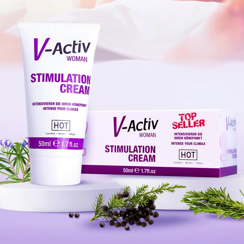 Возбуждающий крем для женщин Hot V-Activ, 50 мл — изображение 4