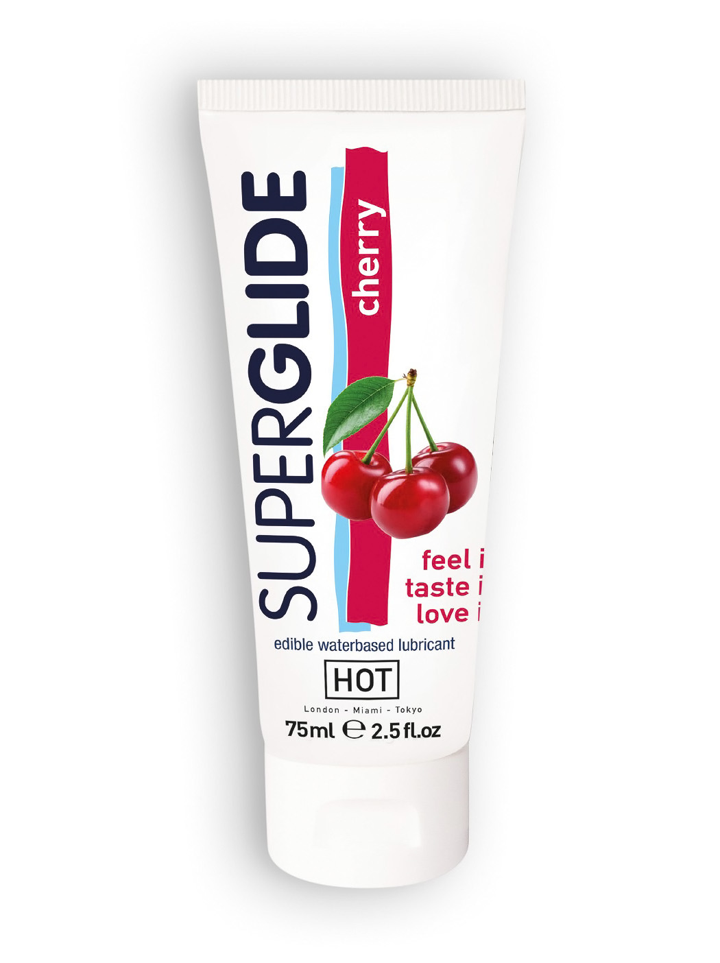 Їстівний лубрикант на водній основі Hot Superglide стигла Вишня