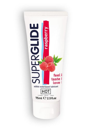 Їстівний лубрикант на водній основі Superglide Raspberry