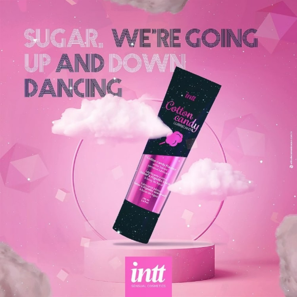 Їстівний лубрикант зі смаком солодкої вати Intt Cotton Candy