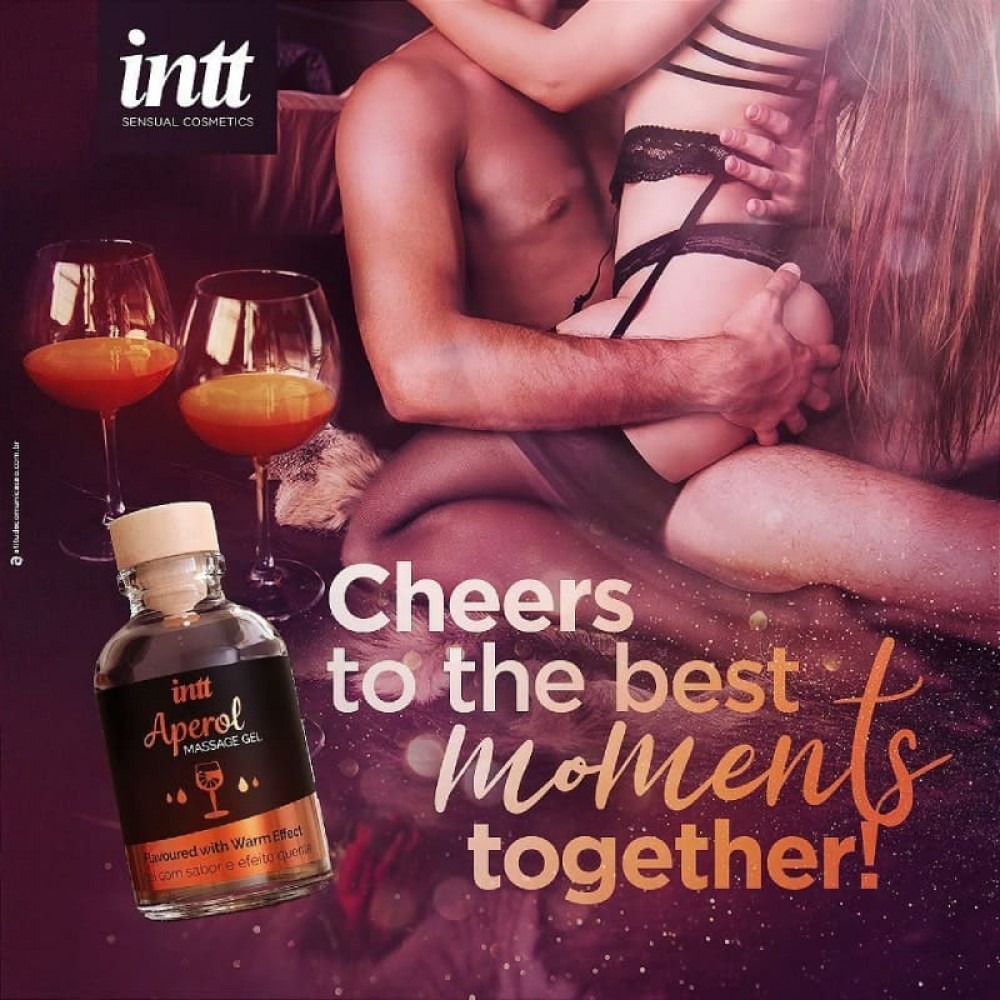 Їстівний масажний гель для інтимних зон Intt Апероль