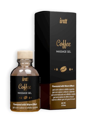 Їстівний масажний гель для інтимних зон Intt Coffee