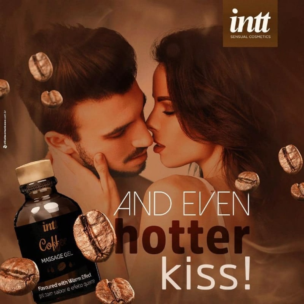 Їстівний масажний гель для інтимних зон Intt Coffee