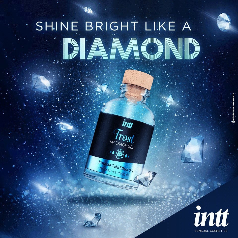 Їстівний масажний гель для інтимних зон Intt Cold Effect Frost