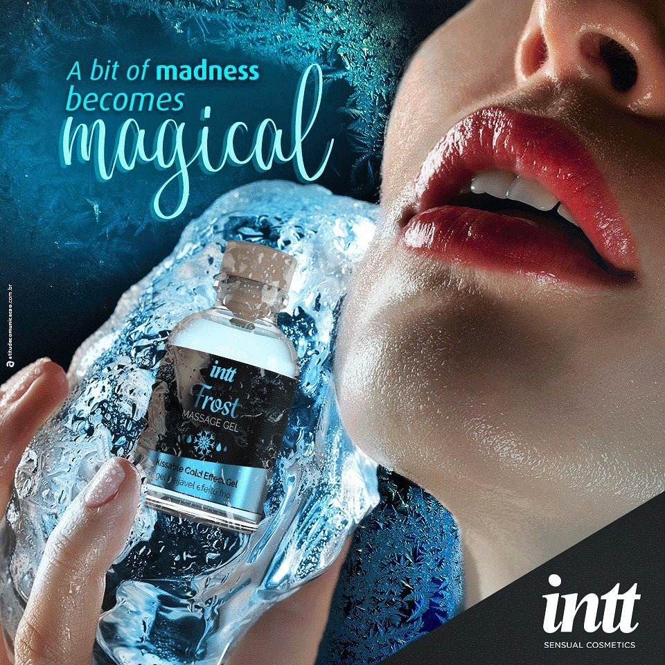 Їстівний масажний гель для інтимних зон Intt Cold Effect Frost